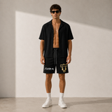 RELAXED FIT GRAPHIC SHORTS