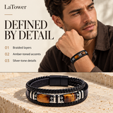 TIMELESS TIGER EYE–STYLE BRACELET | BRAIDED MULTI-LAYER DESIGN FOR MEN & WOMEN