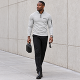 HUDSON STERLING TEXTURED QUARTER ZIP