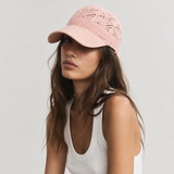 BLUSH CROCHET CAP