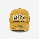 DISTRESSED DENIM CAP