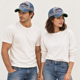 VINTAGE WASH DENIM CAP