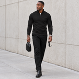 HUDSON STERLING TEXTURED QUARTER ZIP