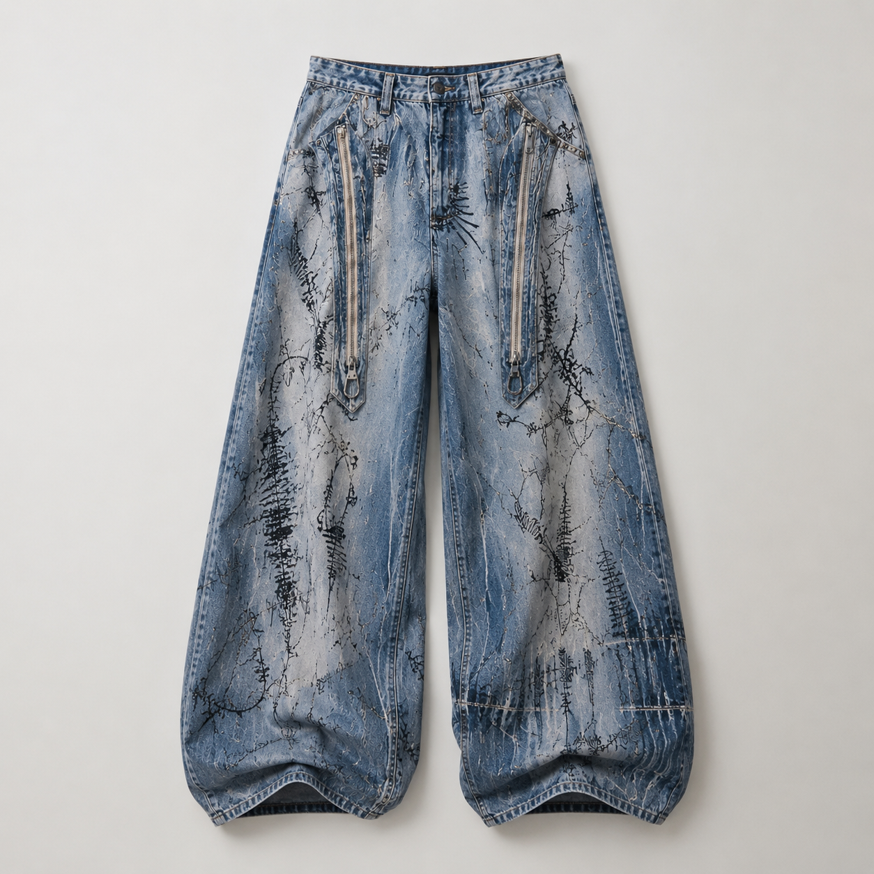 SKETCH WIDE LEG JEANS