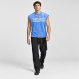 FADED BLUE GRAPHIC TANK