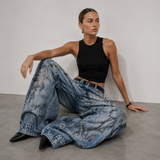 SKETCH WIDE LEG JEANS