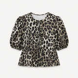 ANIMAL PRINT BLOUSE