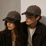 HUDSON HOUNDSTOOTH CAP