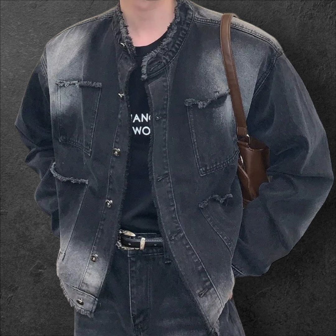 'JEIO' Denim jacket for men