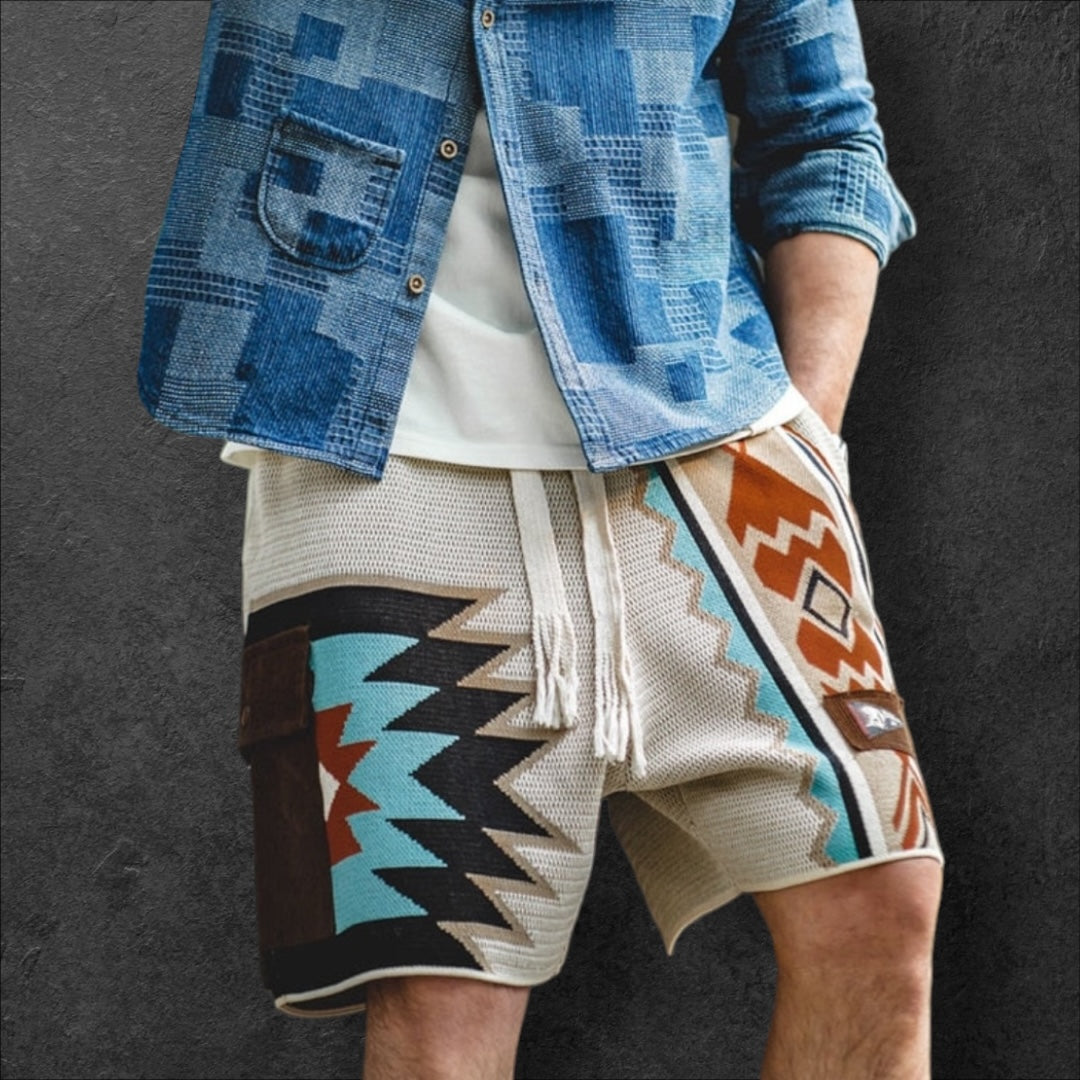 Latower™ -  'VIV' Loose style knitted shorts for men