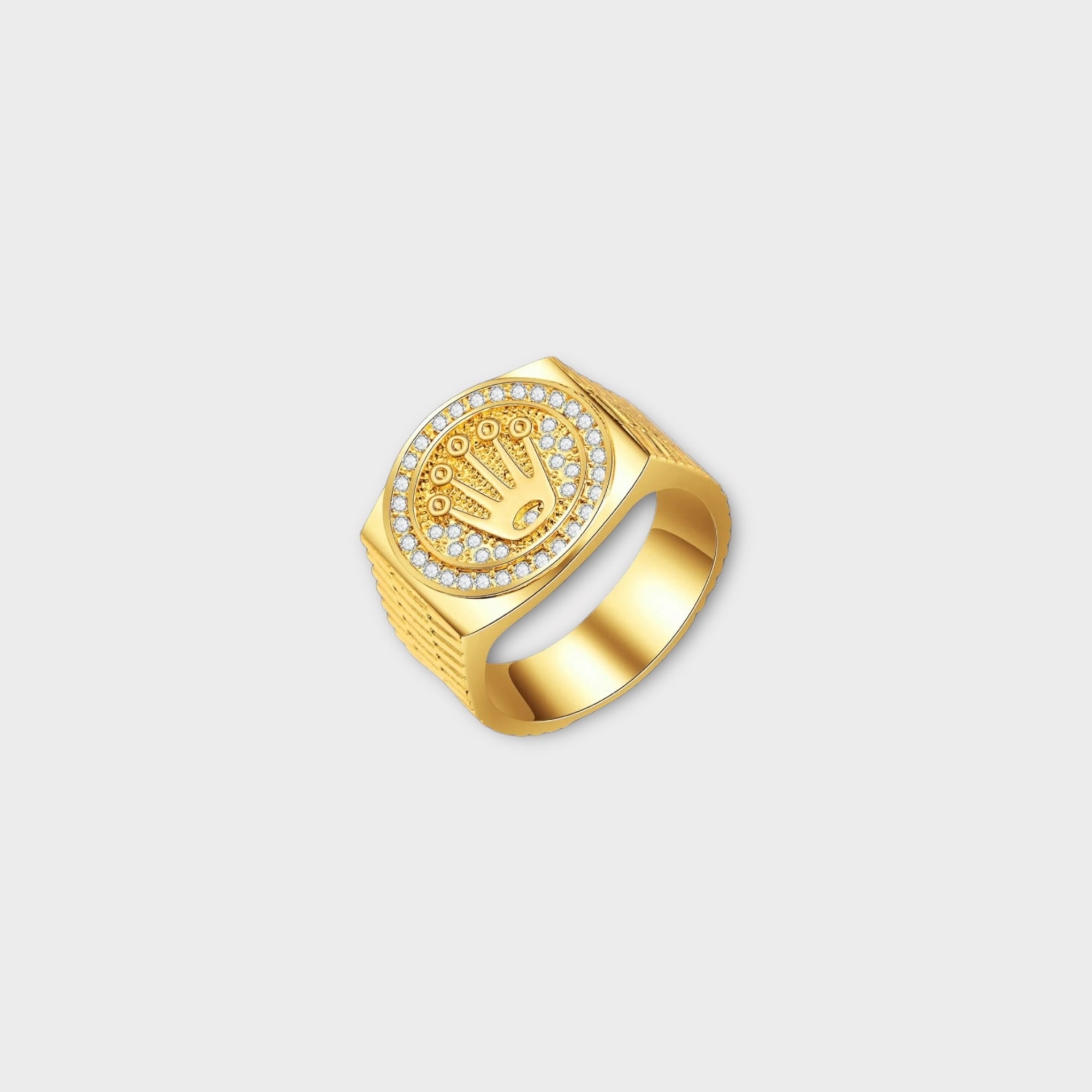'ROX' Rolex silver and gold crown ring