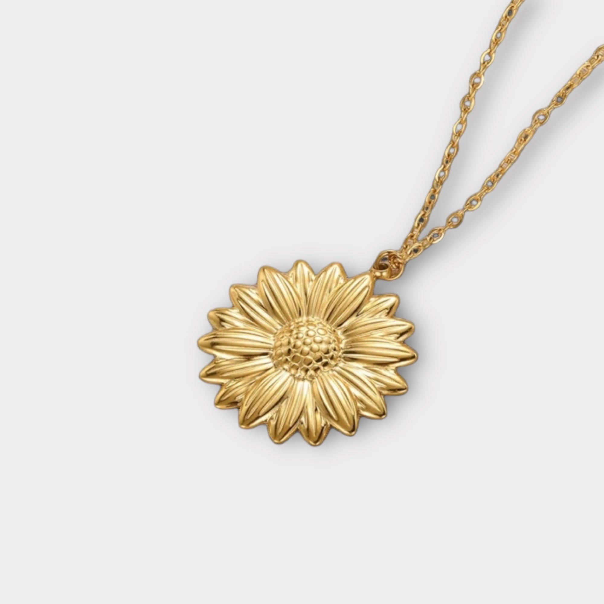 'SUNE' Open sunflower pendant jewelry