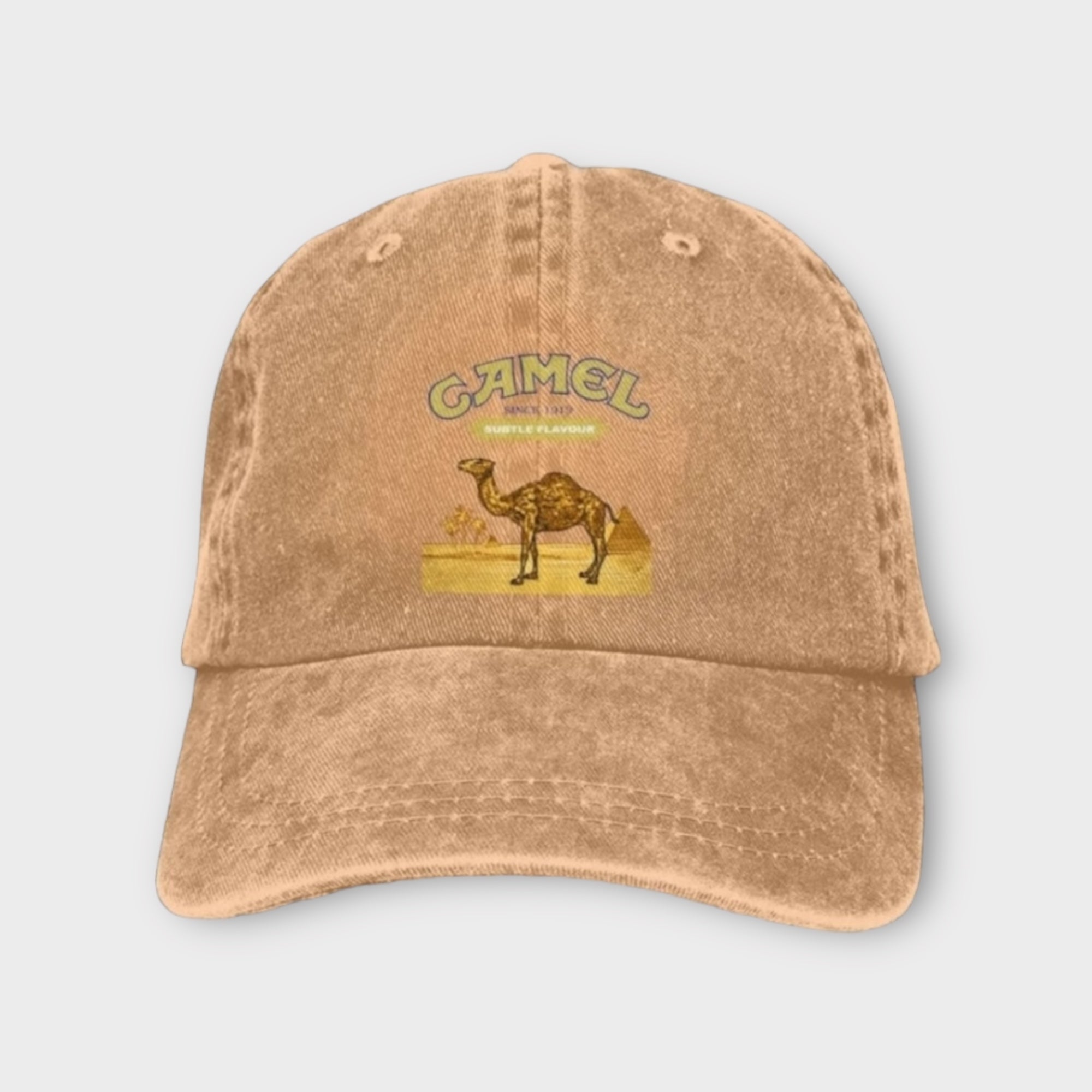 'FEJD' Camel baseball cap for men and women