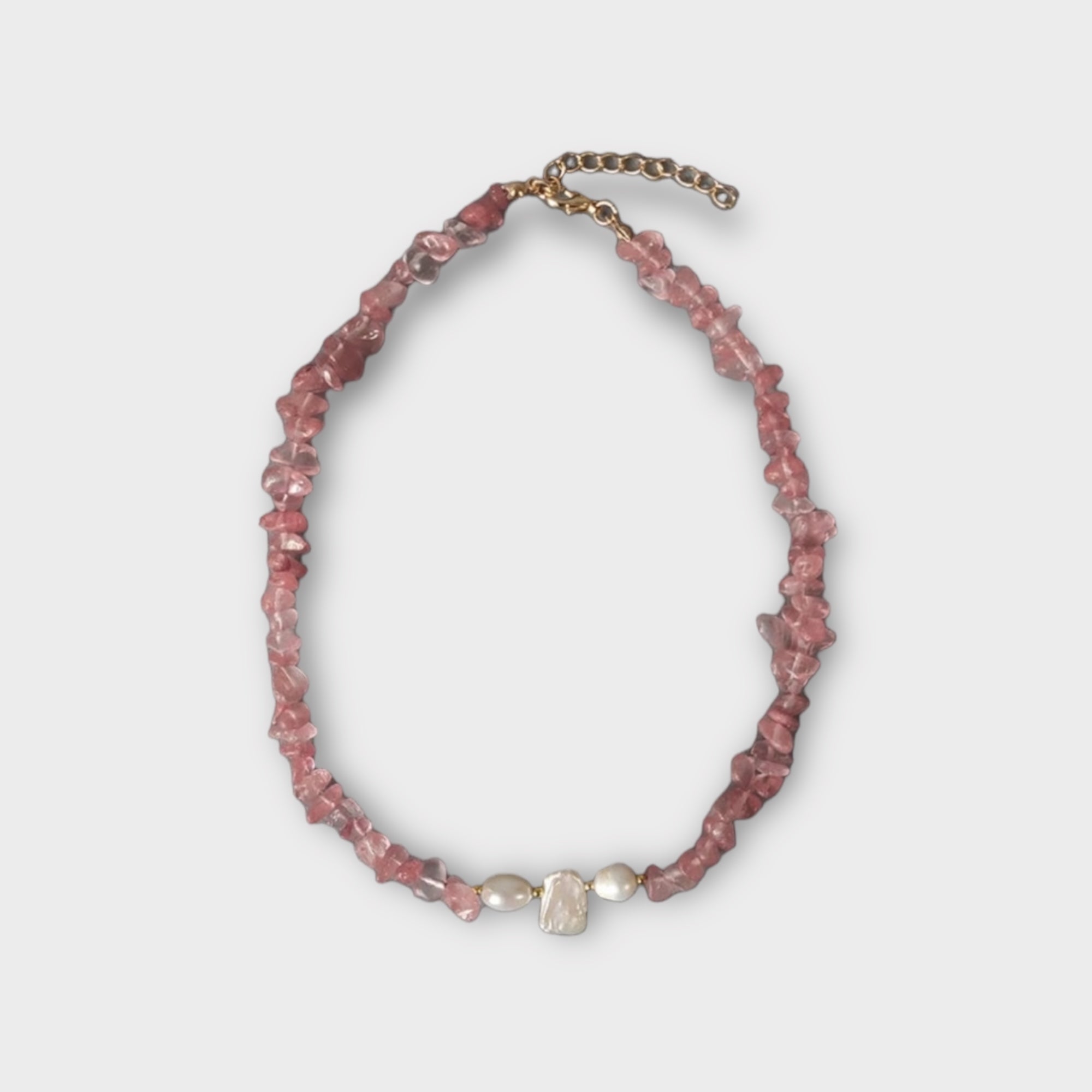 'MLAA' Bohemian style collar natural stone