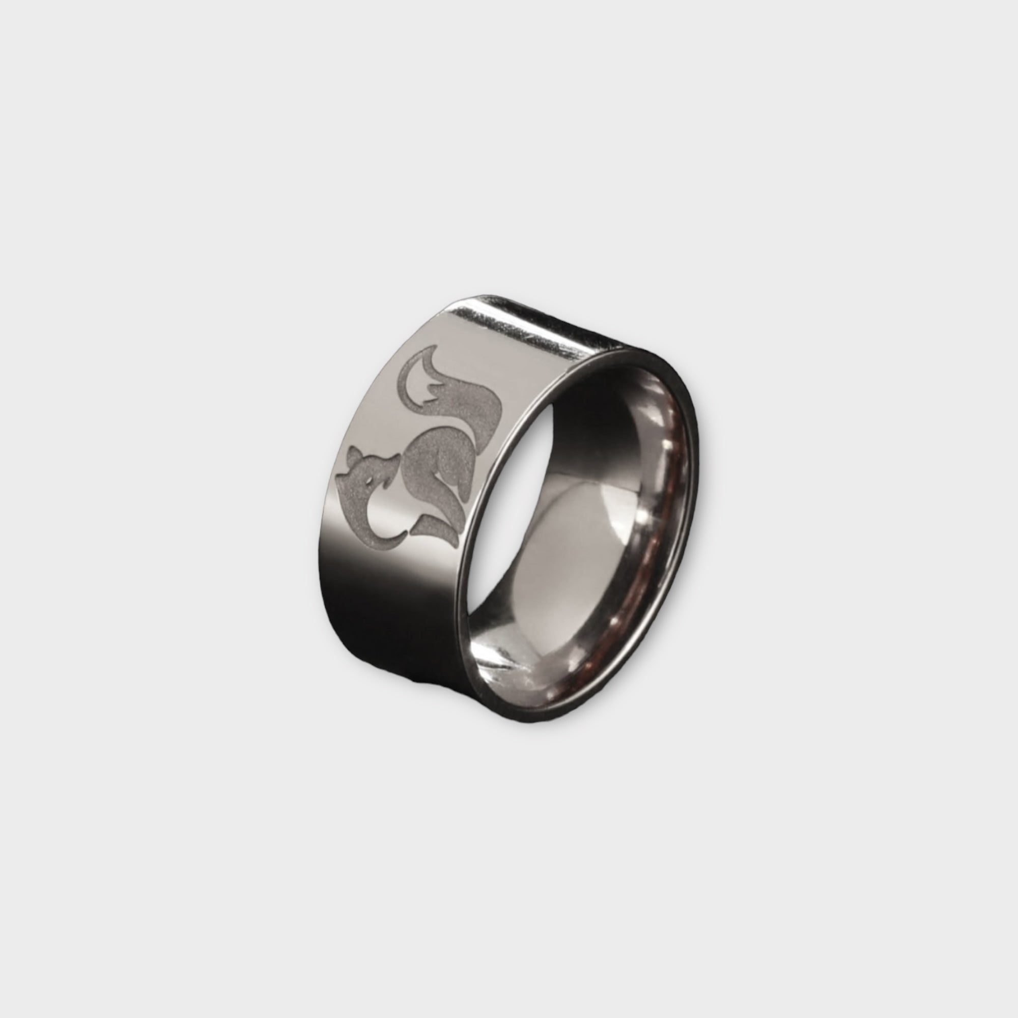 'FOD' Fashionable ring for men 2023 gold and silver color