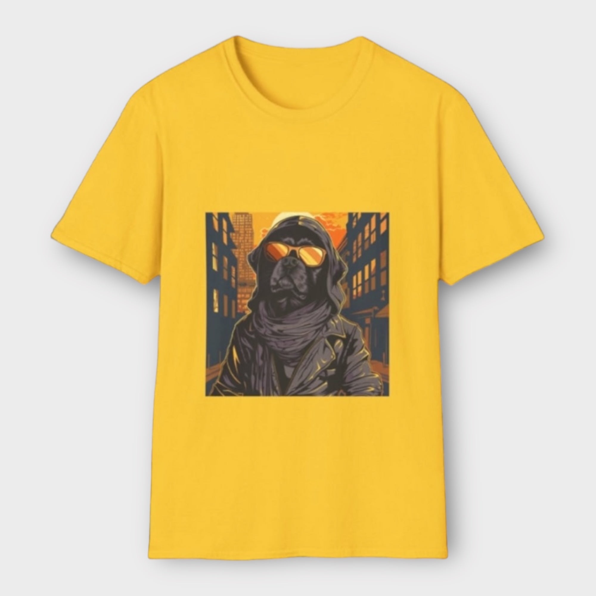 'YBM' Shirt of a dog with glasses