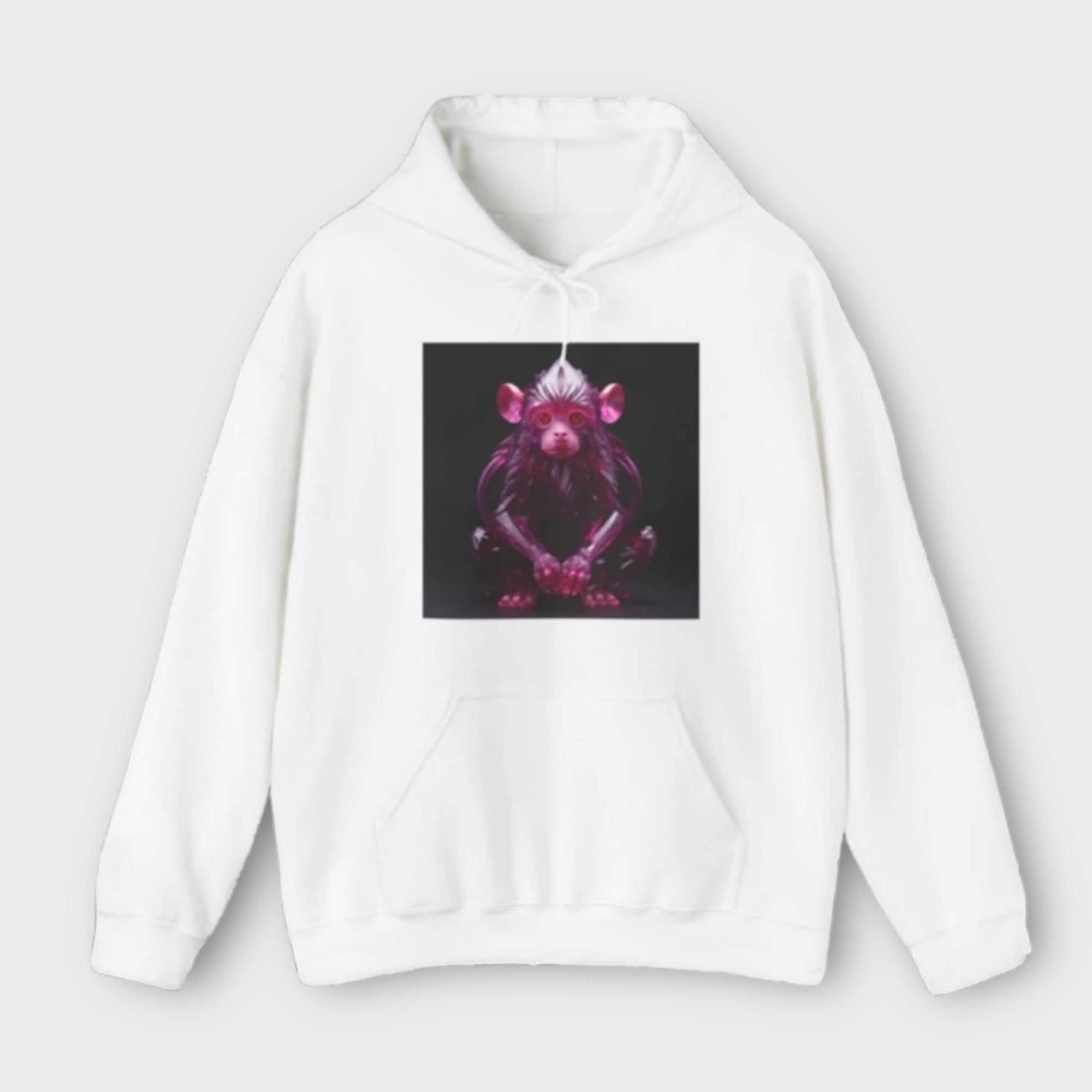 'HOMB' Hooded Sweatshirt Purple diamond monkey Men and Women