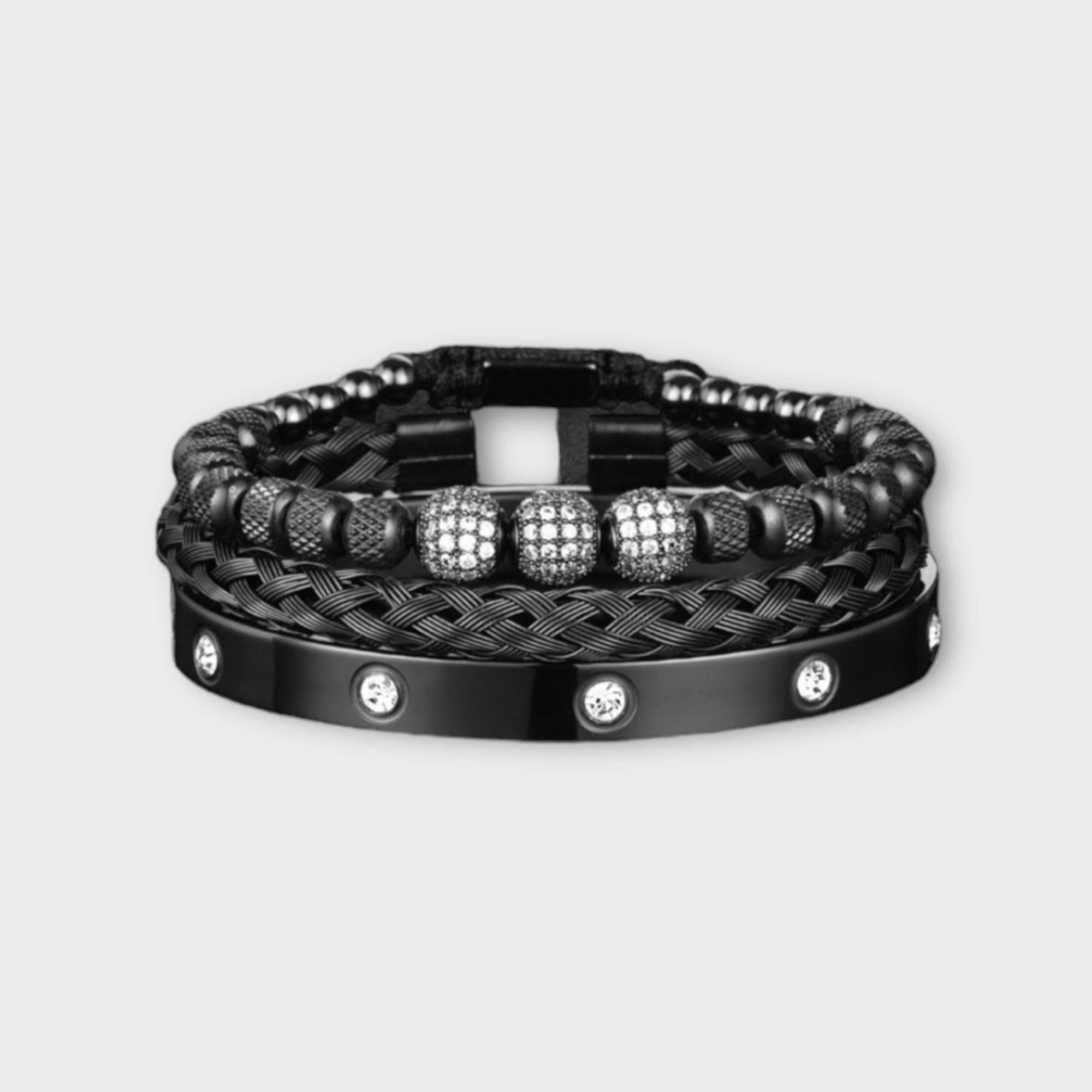 Latower™  -  'Zome' Crystal stainless steel bracelets