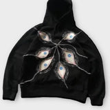 'SRGO' Hip hop hoodie with eye pockets