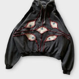 'SRGO' Hip hop hoodie with eye pockets