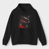 'GTT' Red eyed cat hooded jacket for men