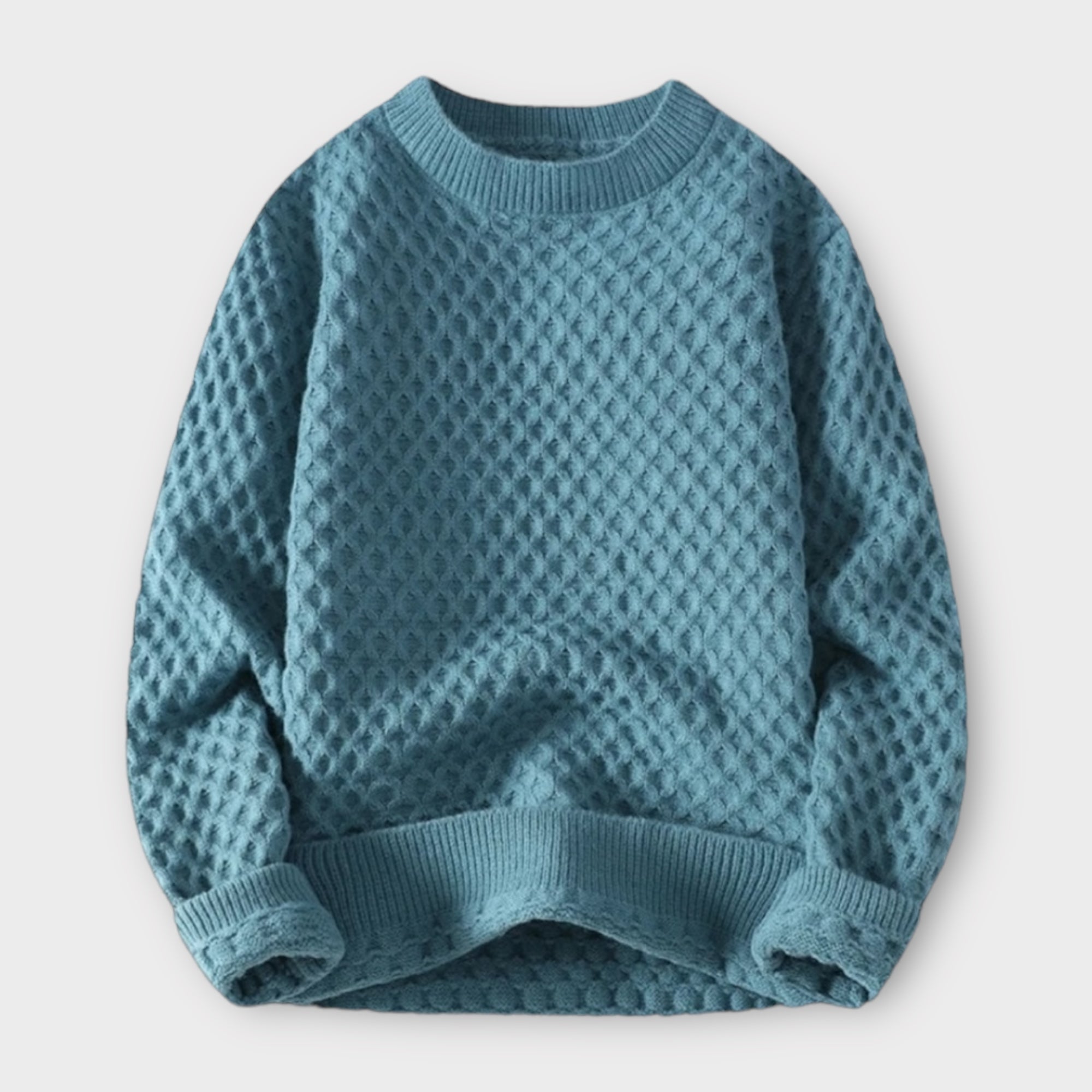 'DSFE' New knitted sweater one color for men