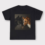 'FYUY' T-shirt two dogs looking at each other