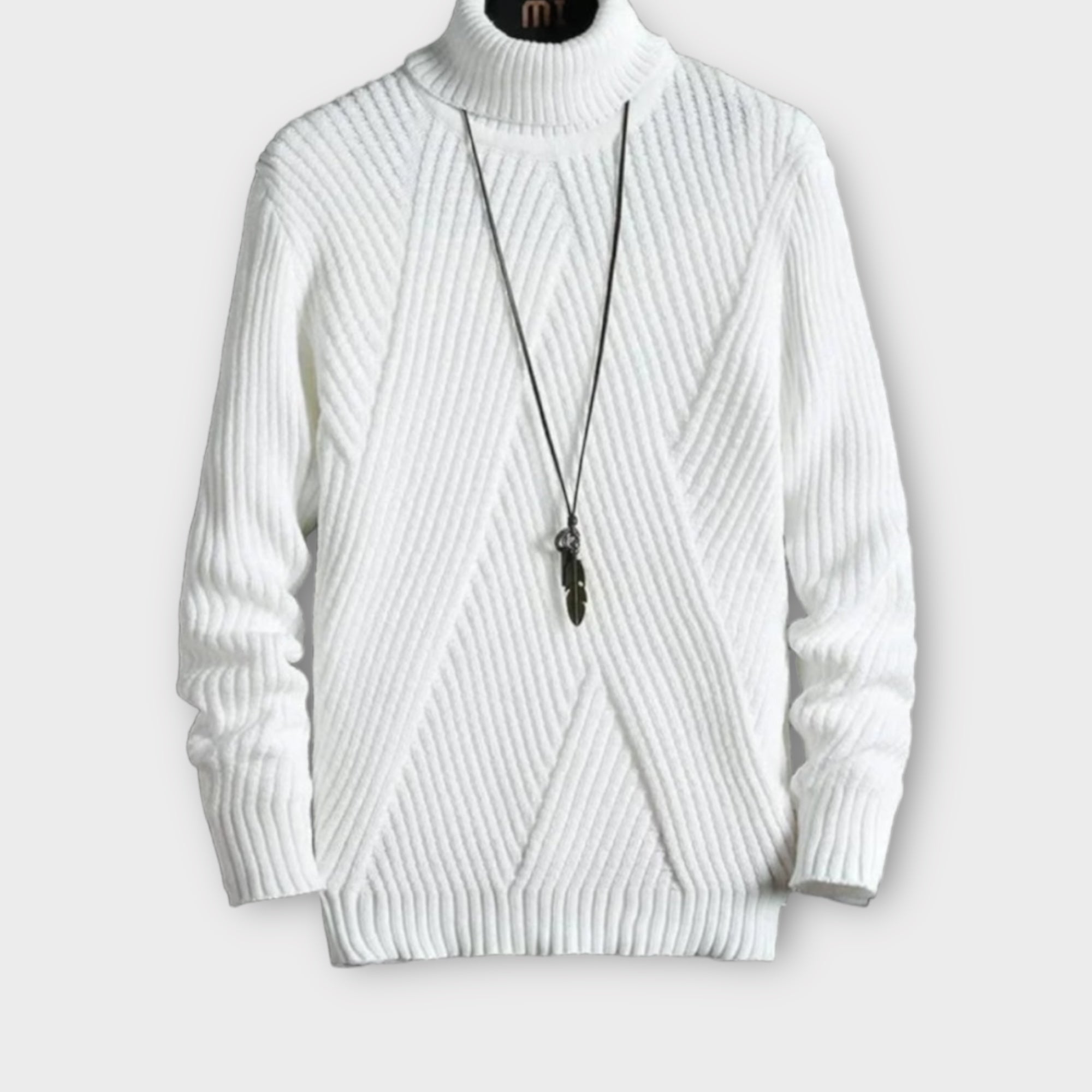 'HOLH' Warm turtleneck sweater for men