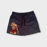 'FID' Short anime sports shorts for fitness