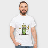 'DOWE' T-shirt Cotton Tee A frog holding a beer