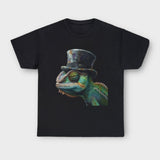 'MOZZ' Chameleon shirt with colorful hat