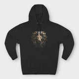 'OOHO' Lion's wool hoodie