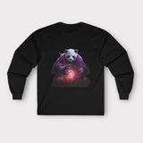 'SNN' Purple bear Ultra Cotton Long Sleeve Tee