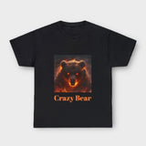 'TONIS' Unisex Heavy Cotton Tee Crazy Bear