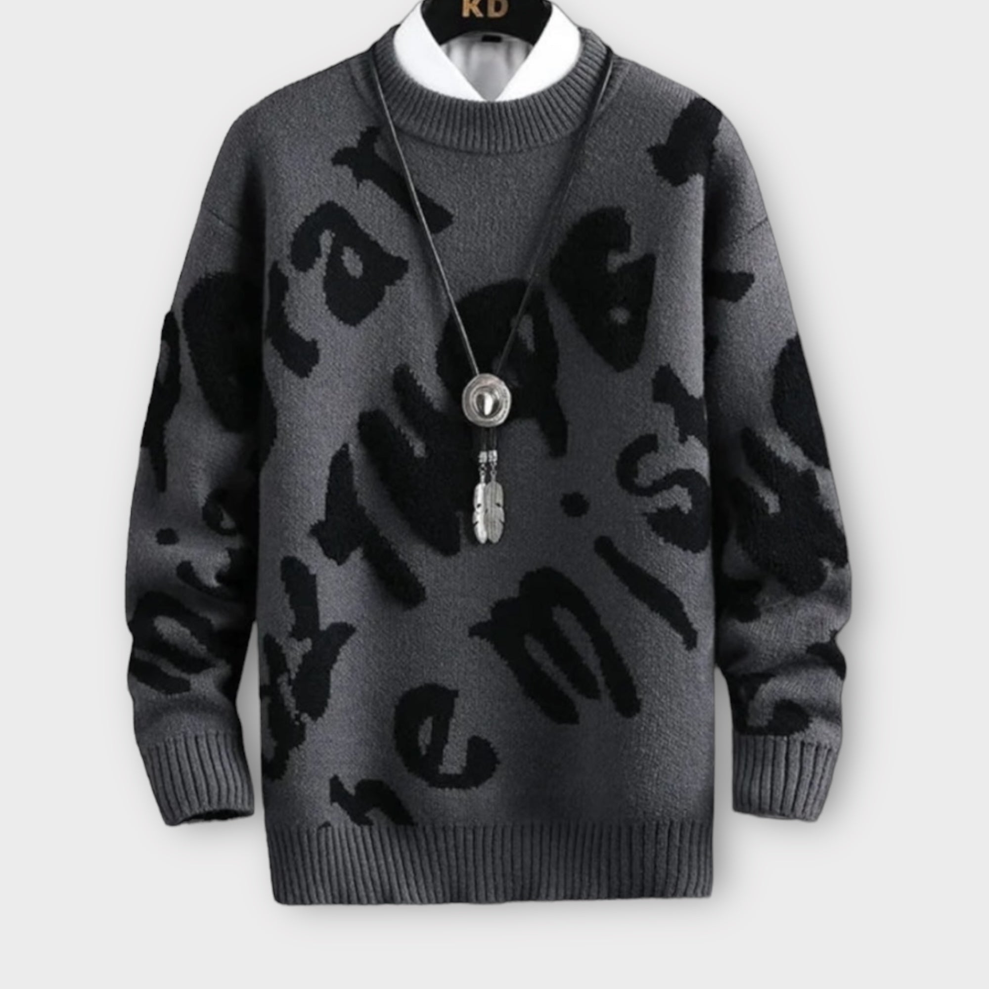'XAU' Knitted sweater for men