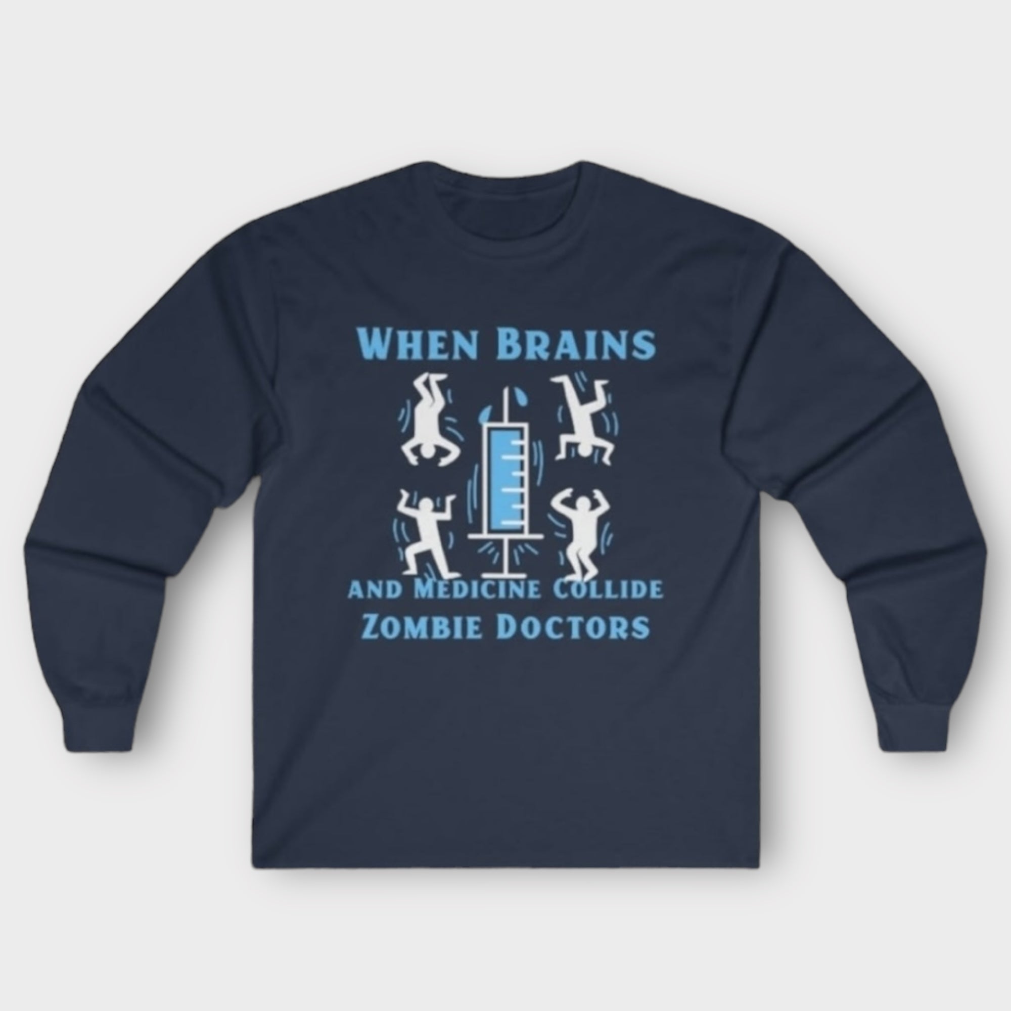 'UNM' Zombie doctor shirt for men