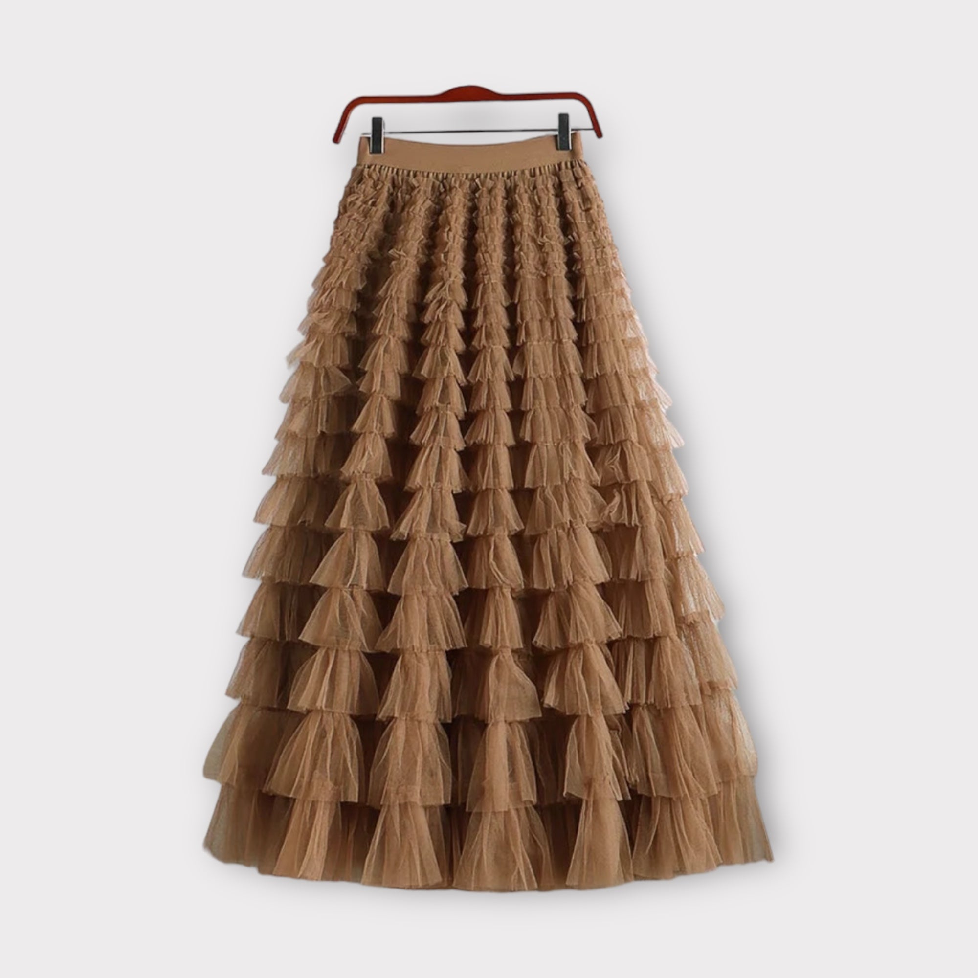 'LAUG' Female pleated mesh dress