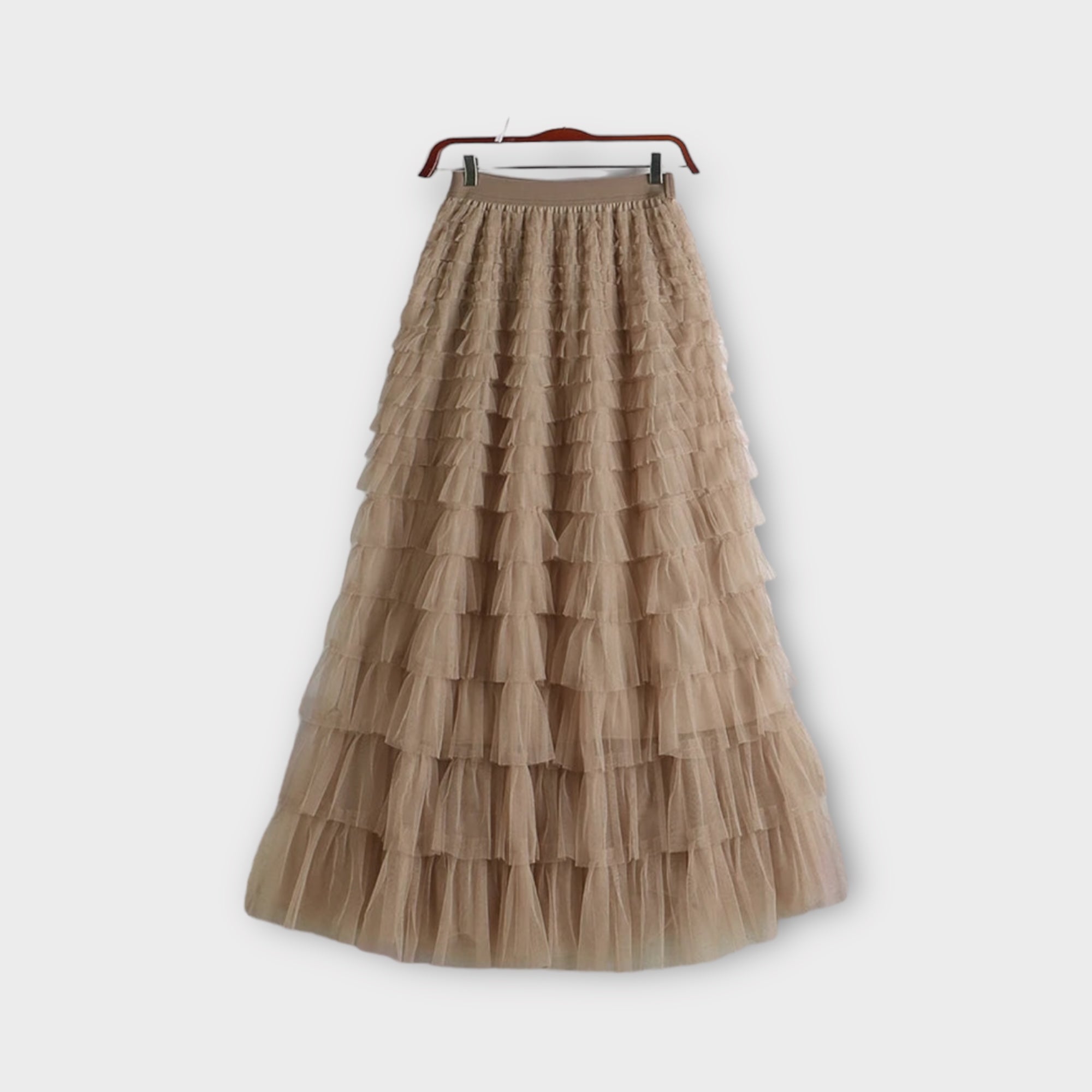 'LFUC' Female pleated mesh dress