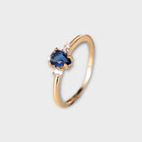 'CMSW' Royal blue stone ring