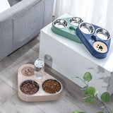 Latower™ - 500ML Dog Bowl Cat Feeder Bowl With Dog Water Bottle Automatic Drinking Pet Bowl Cat + dog !