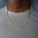 Latower™ - Fashion New Figaro Chain Necklace For Men Punk Silver Color