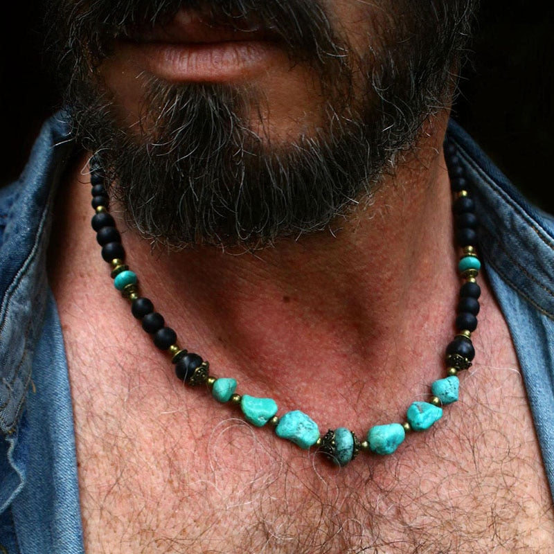 Sleeping Beauty & Kingman Turquoise Bead Necklace | Burton's – Burton's  Gems and Opals